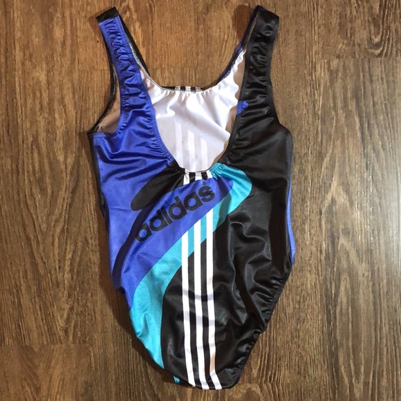 Vintage Adidas One Piece Bathing Suit. - Picture 8 of 14